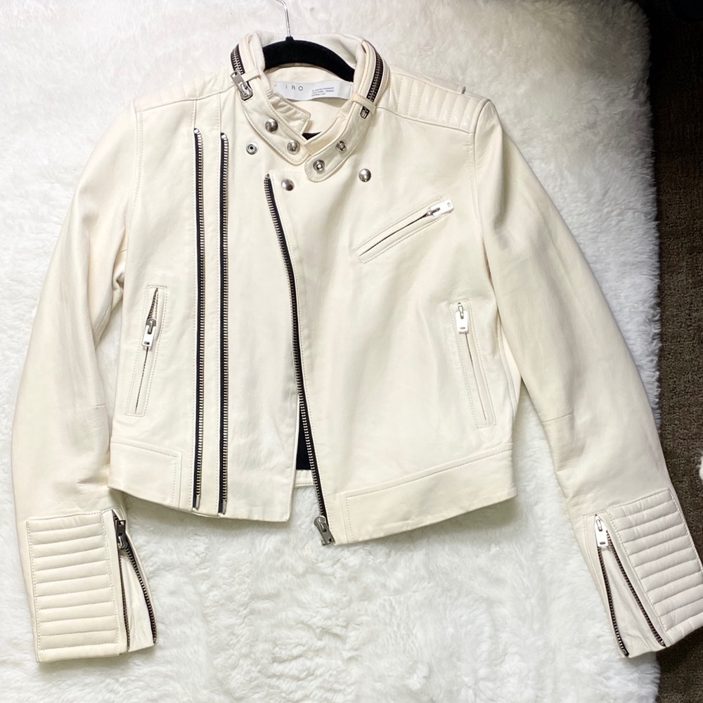 COPY - IRO lambskin leather jacket